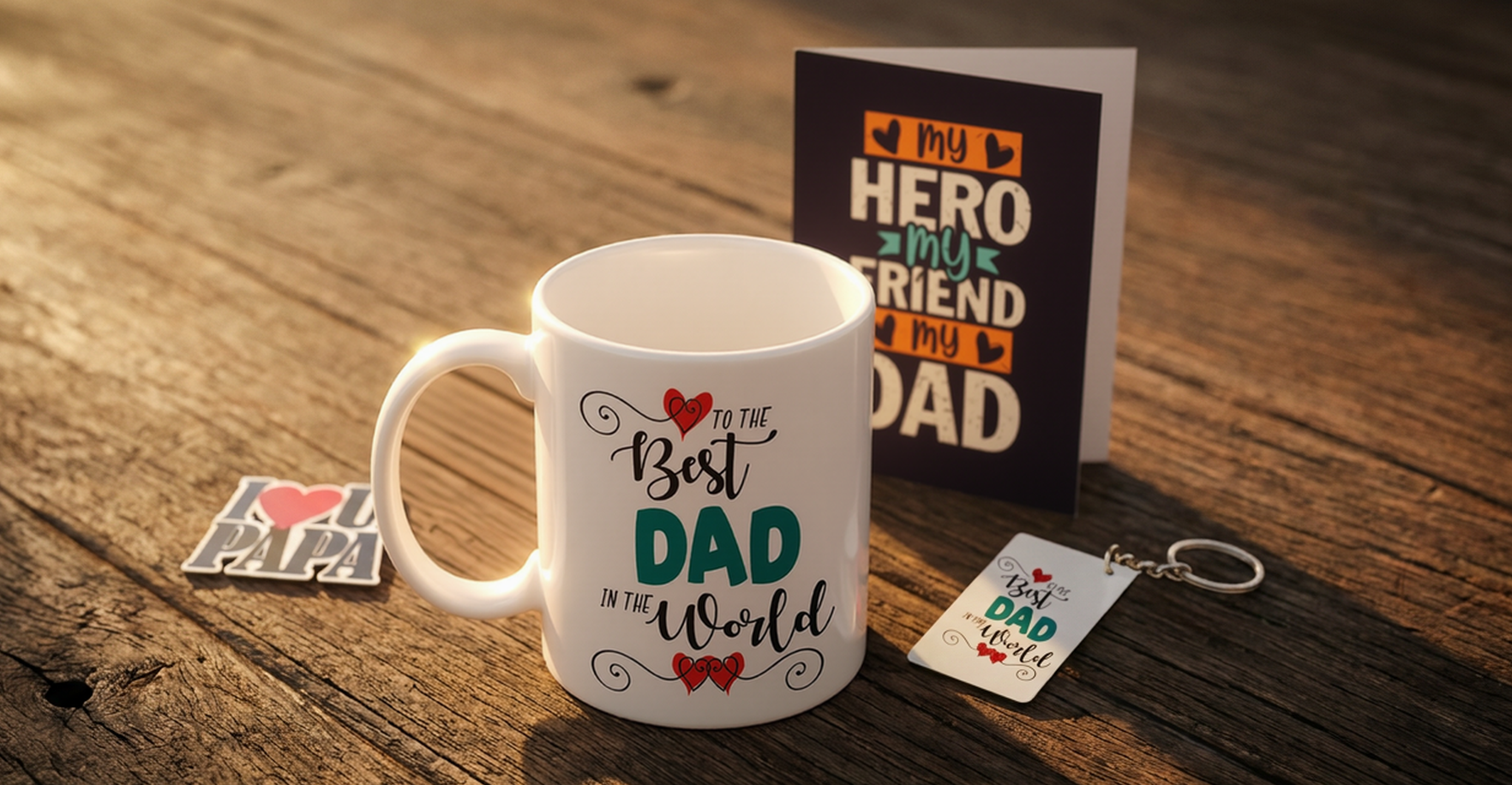 Buy PICRAZEE Gift Combo for Dad - 4-in-1 | You are the Best Dad